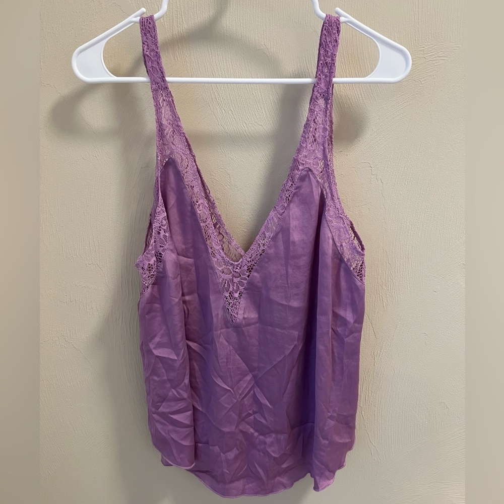 NWT Free People purple tank top L